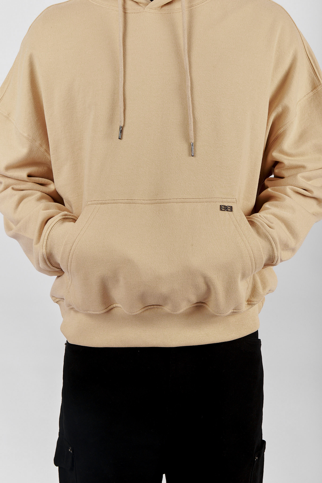 HOODIE BOXY SAND