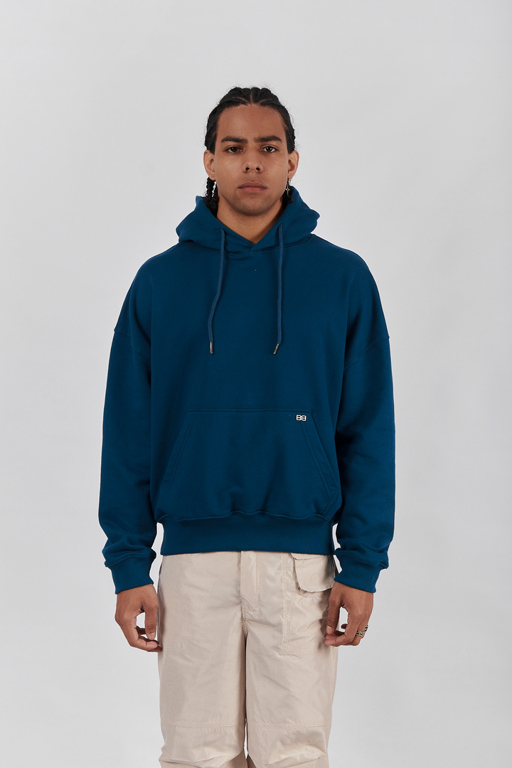 HOODIE BOXY BLUEBERRY