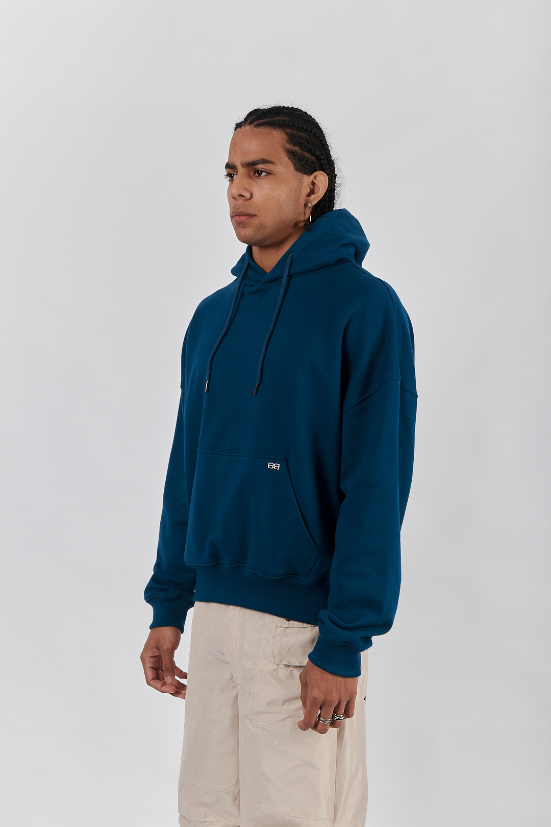 HOODIE BOXY BLUEBERRY