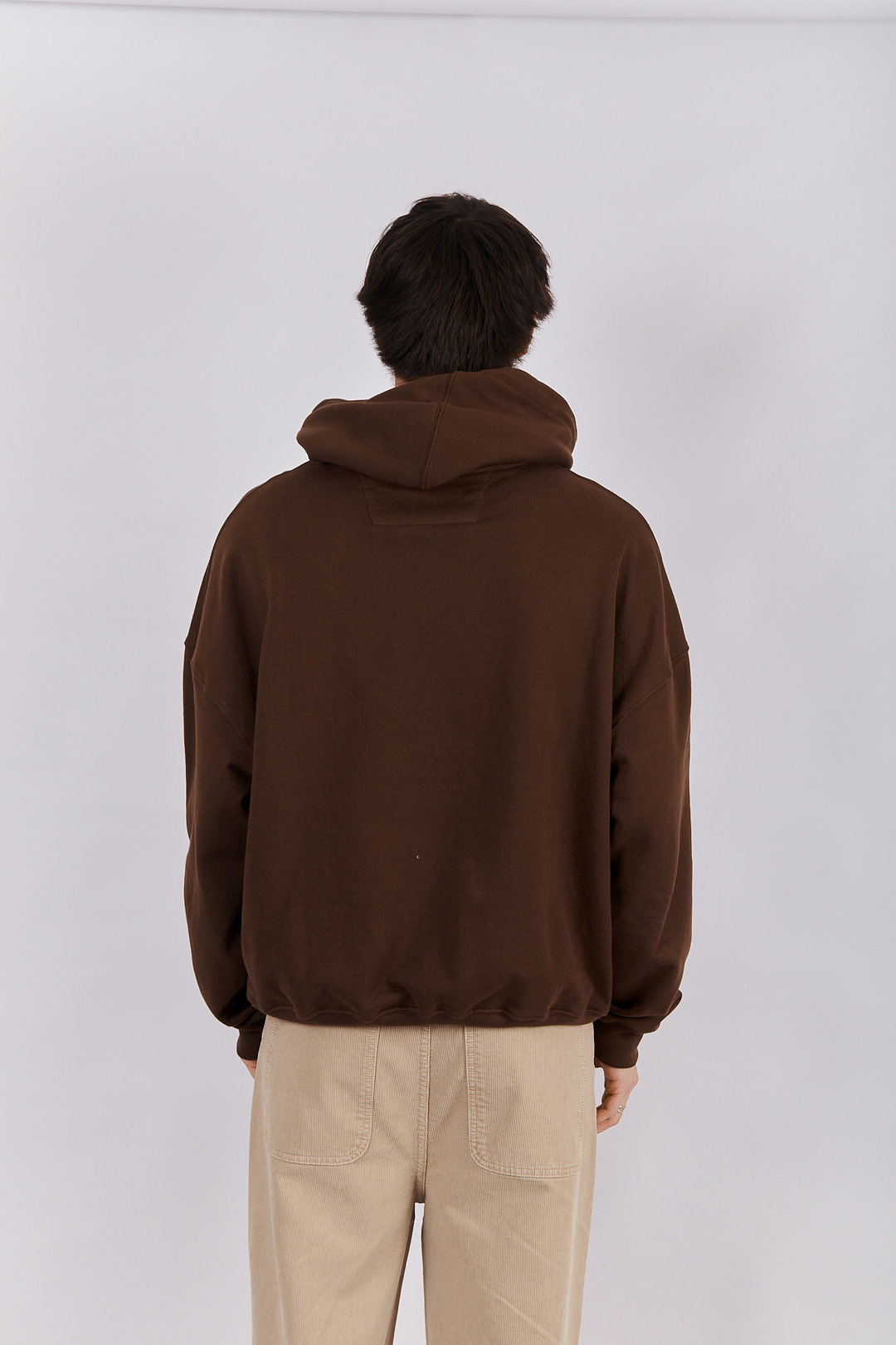 HOODIE BOXY BROWN