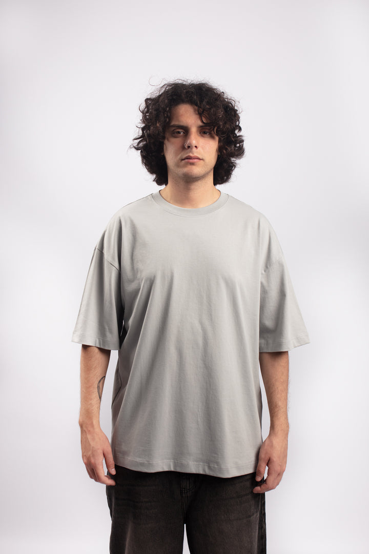 POLO OVERSIZE GRIS