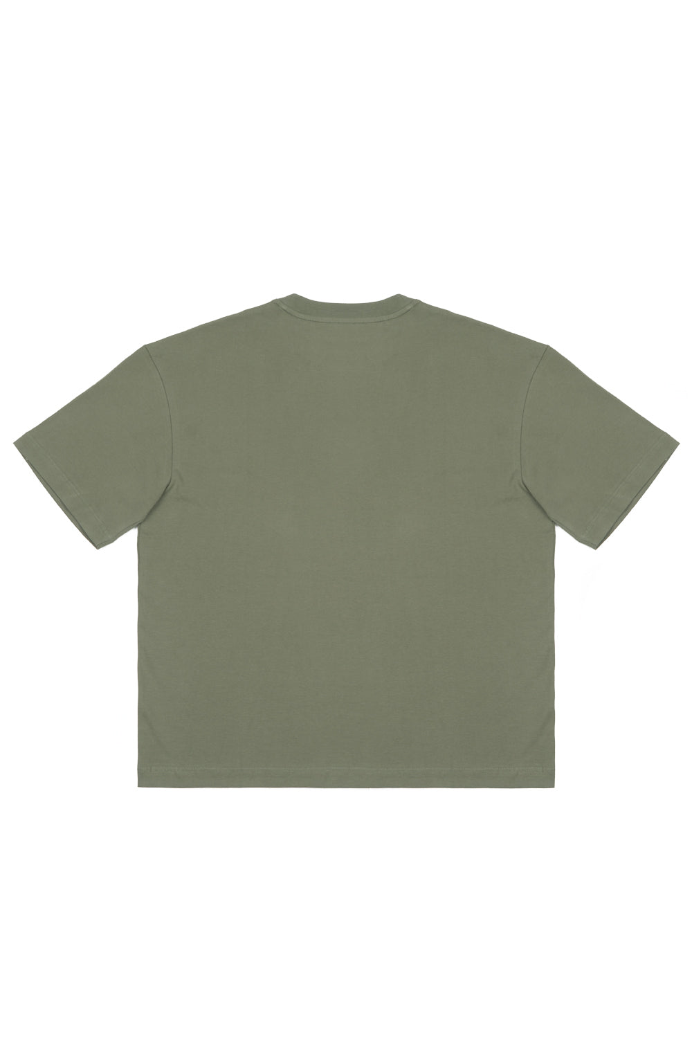 Military Green Oversized Polo Shirt
