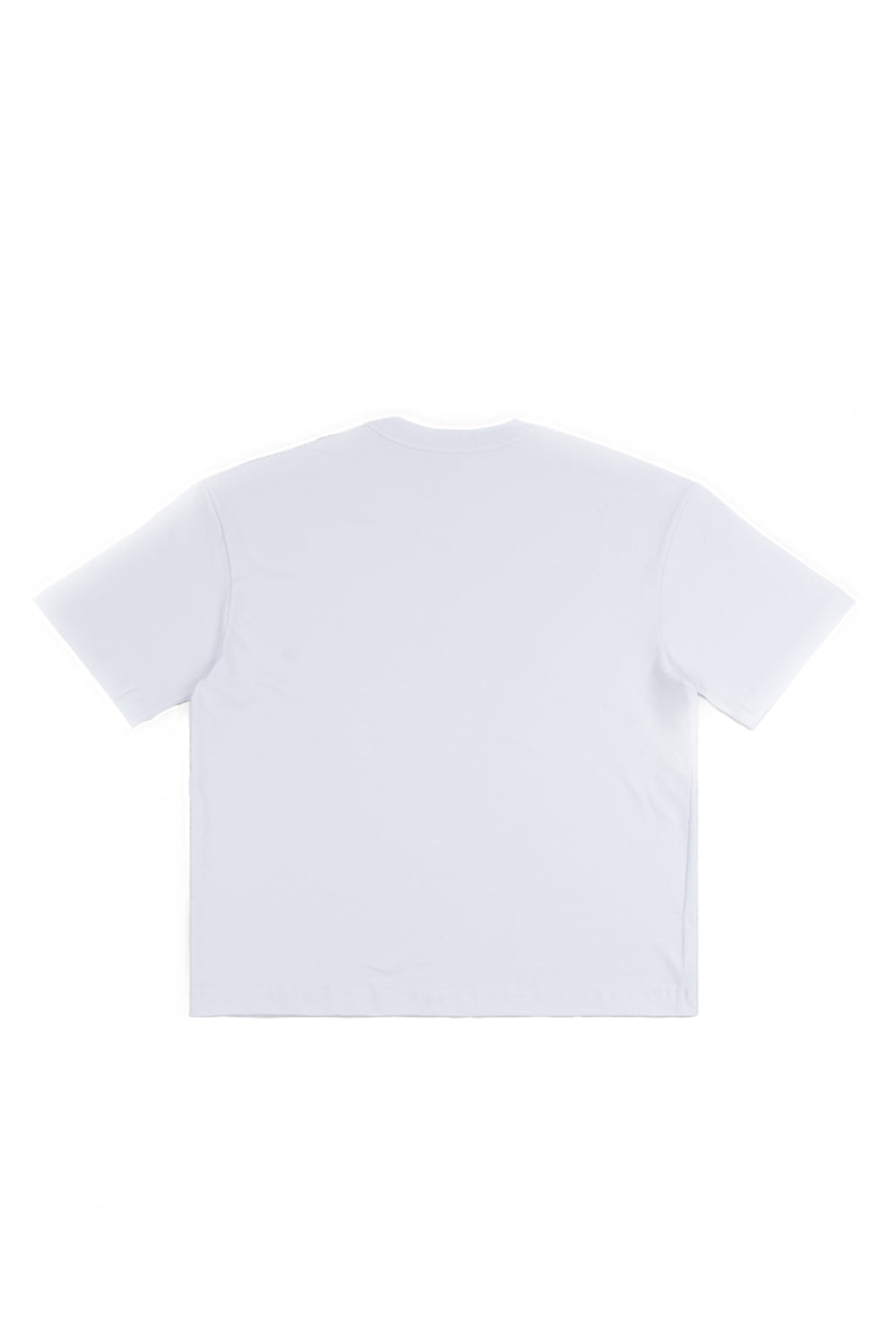 WHITE OVERSIZED POLO SHIRT