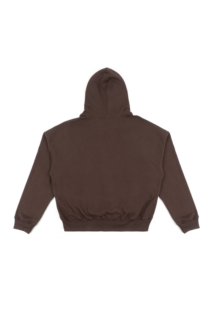 HOODIE BOXY BROWN