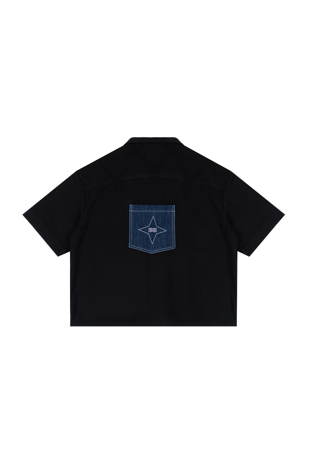 SHIRT BLACK POCKET
