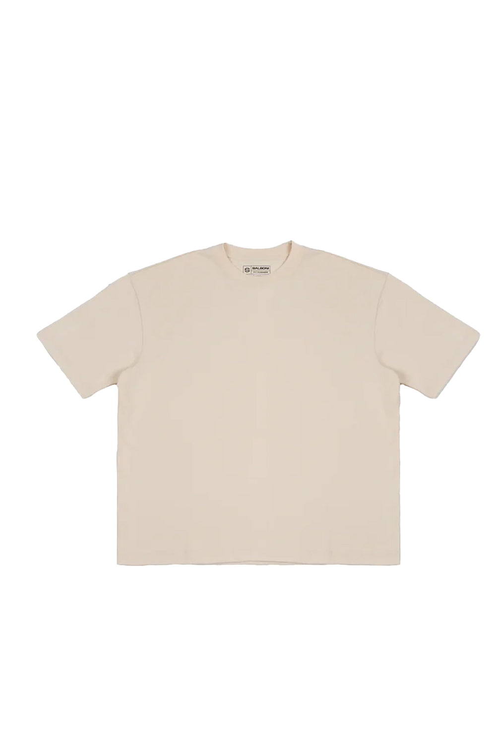 Beige Oversized Polo Shirt