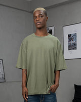 POLO OVERSIZE VERDE MILITAR