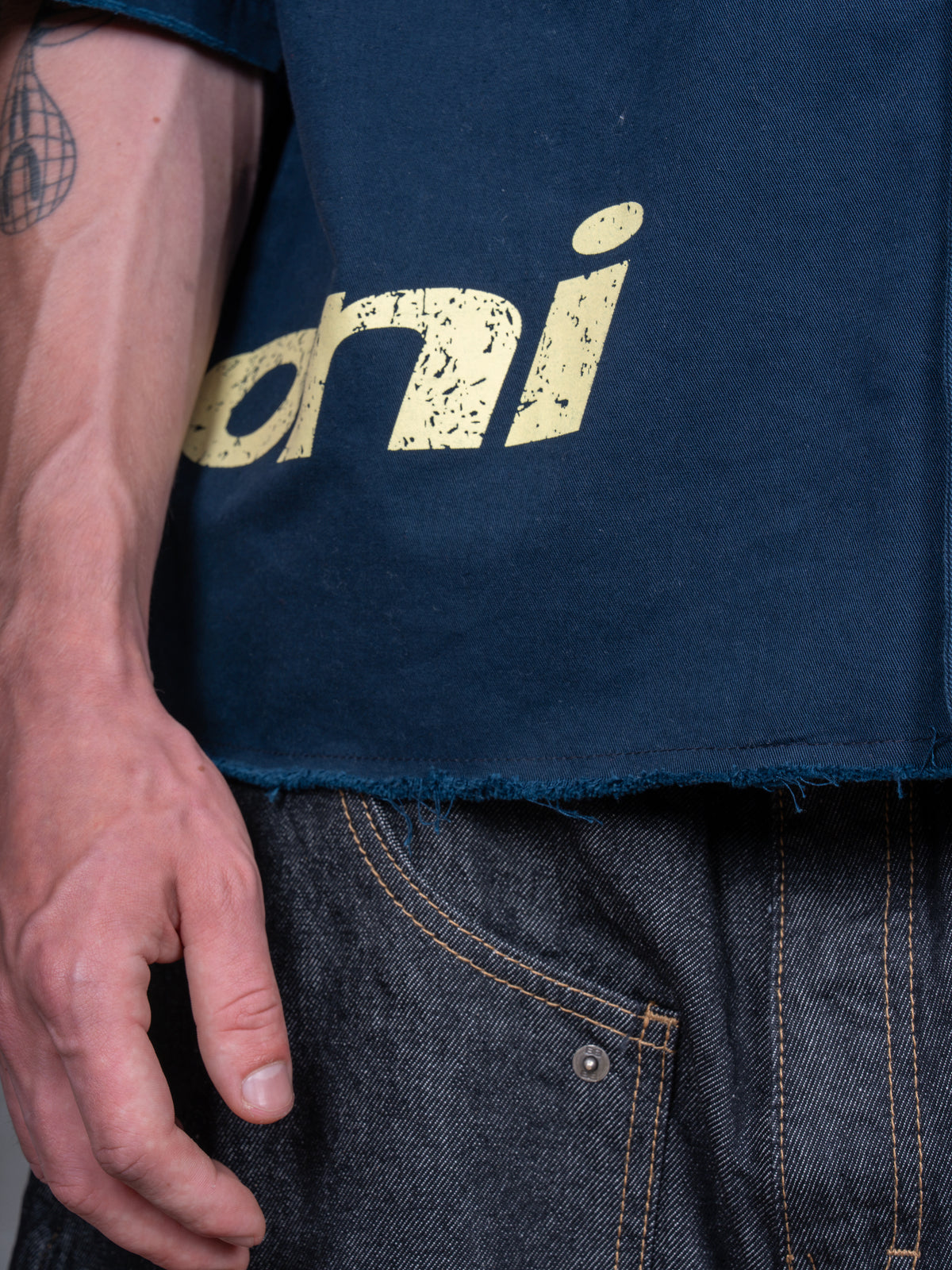 SHIRT BOXY DREW BLUE