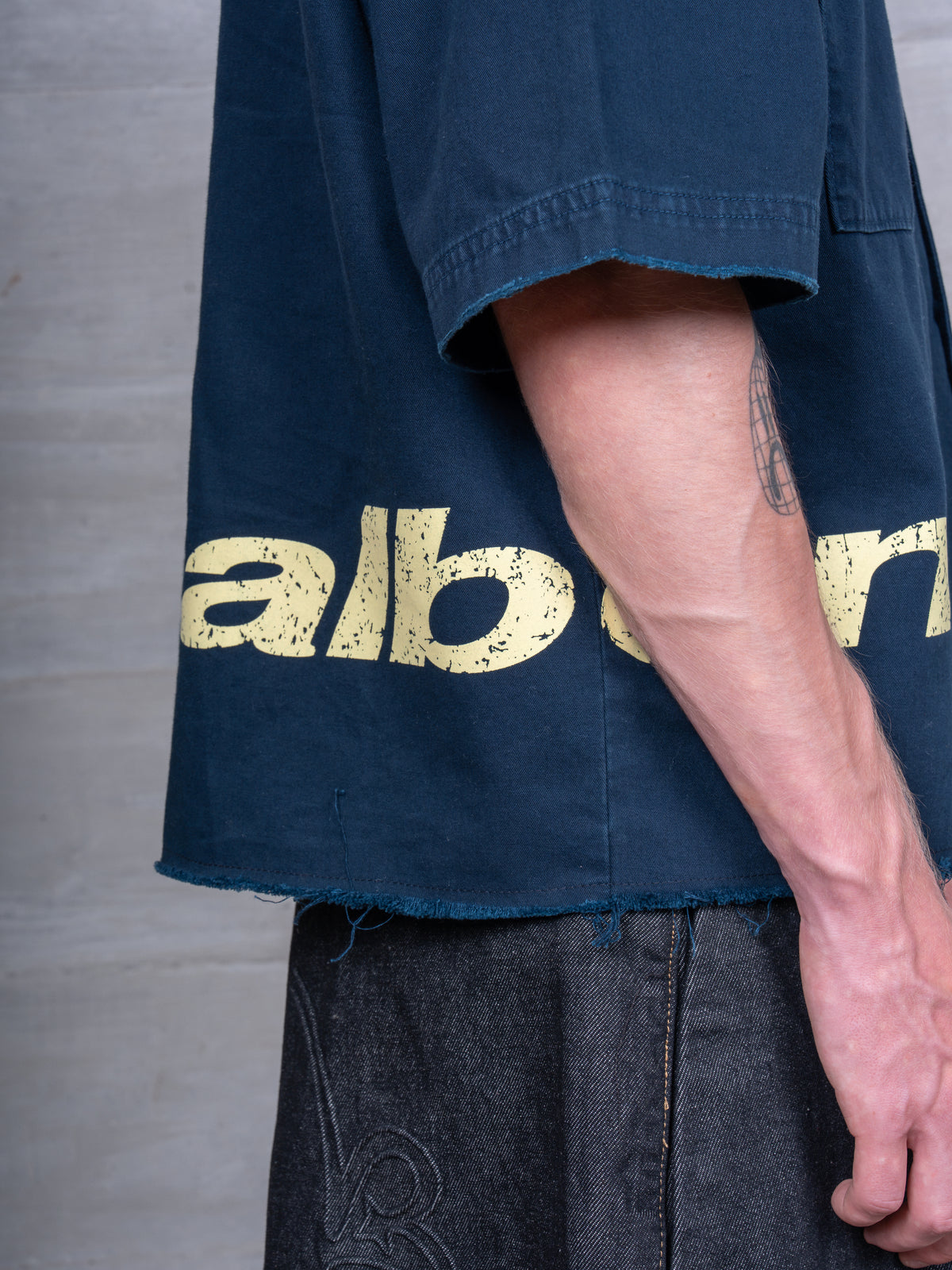 SHIRT BOXY DREW BLUE