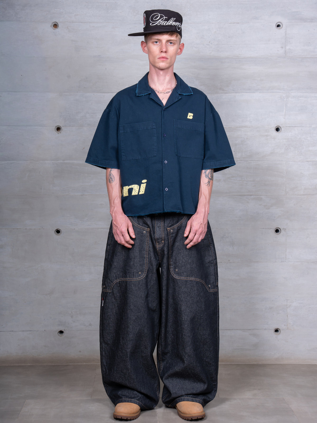 SHIRT BOXY DREW BLUE