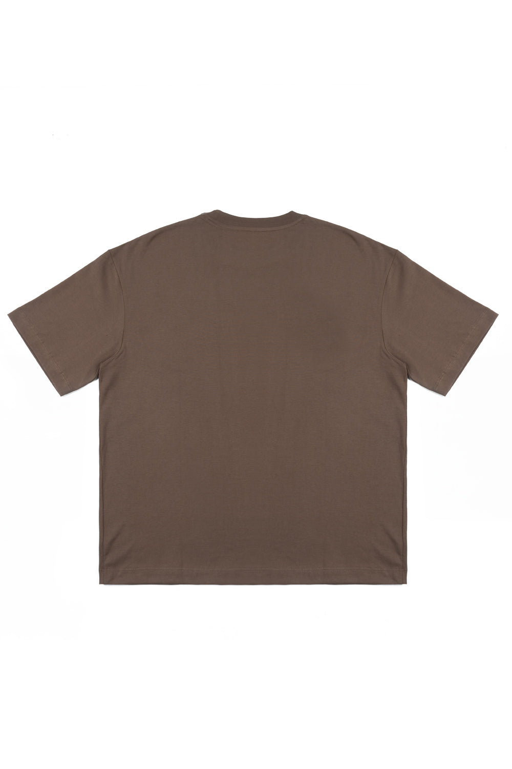 BROWN OVERSIZED POLO SHIRT