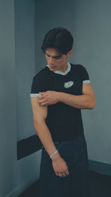 HARLAND BLACK BABY TEE