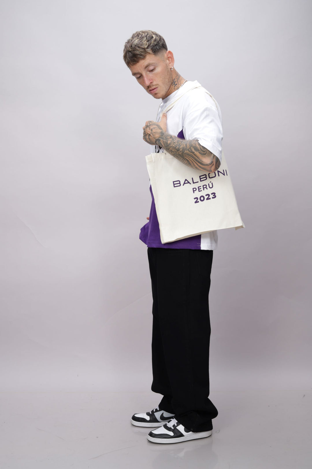 POLO OVERSIZE WORLD MORADO