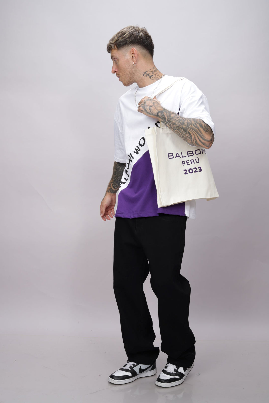 POLO OVERSIZE WORLD MORADO
