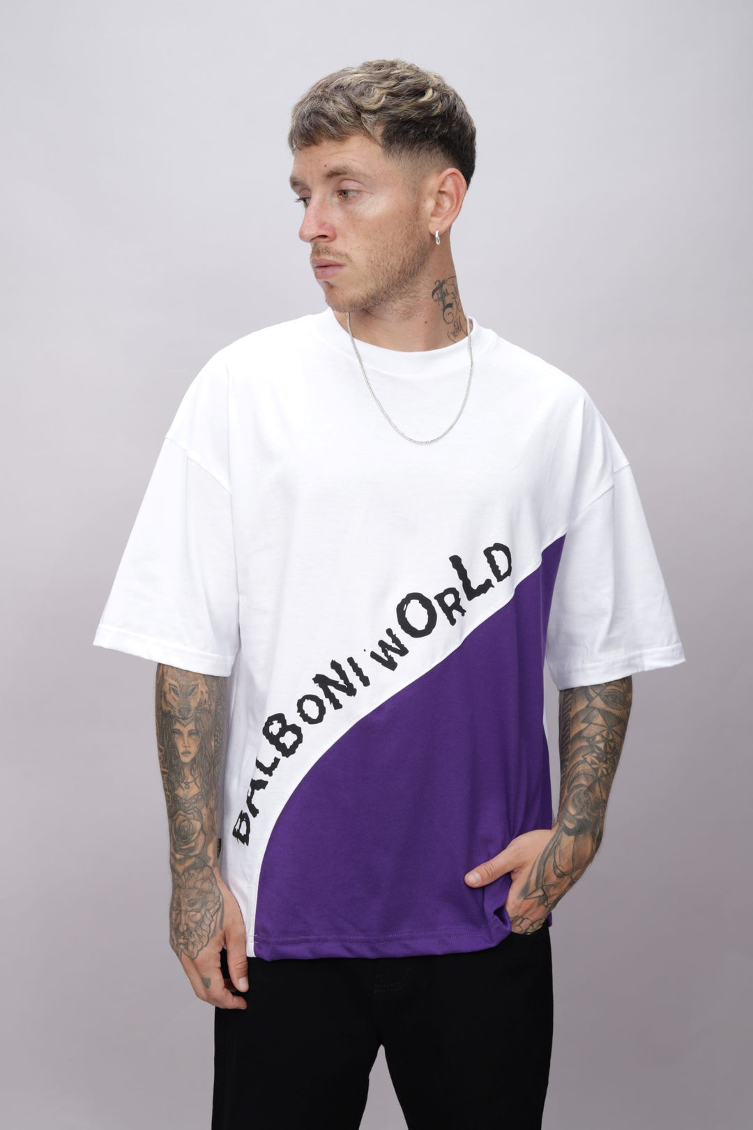 POLO OVERSIZE WORLD MORADO